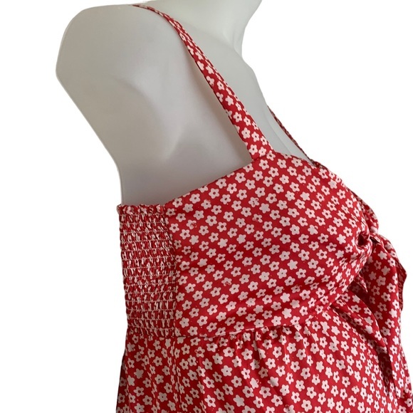 HATCH Maternity The Scarlett Jumper, red and white flowers, 2, sleeveless, NWT - Picture 2 of 14